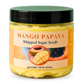 Nature Skin Shop Mango Papaya Luster Ritual Polish – Brightening Whipped Exfoliating Body Scrub, 8oz
