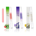 Meschett 3PCS Nail Cuticle Oil Pens with Nail File, Natural Cuticle Oil for Nail Care, Moisturizing Nail Oil for Dry Nails & Cuticles (Lavender & Watermelon & Osmanthus flowers Flavor)