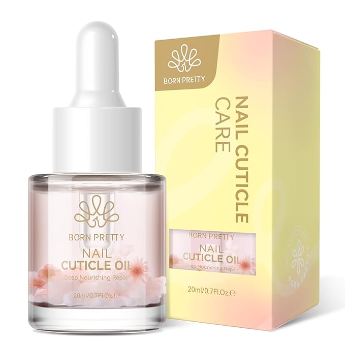 Born Pretty Cuticle Oil for Nails 20ML Cuticle Nail Oil Infused with Real Flowers,Repairs Cuticles Overnight,Moisturizes and Strengthens Nails and Cuticles,Fast Soothing Deep Nourishment