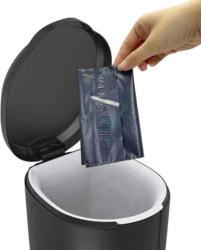 Sanitary Napkin Disposal Bags, Feminine Personal Disposal Bags, 500 pcs Grey, Opaque, Disposable, Self Seal for Tampons, Sanitary Disposal, Pads, Liners