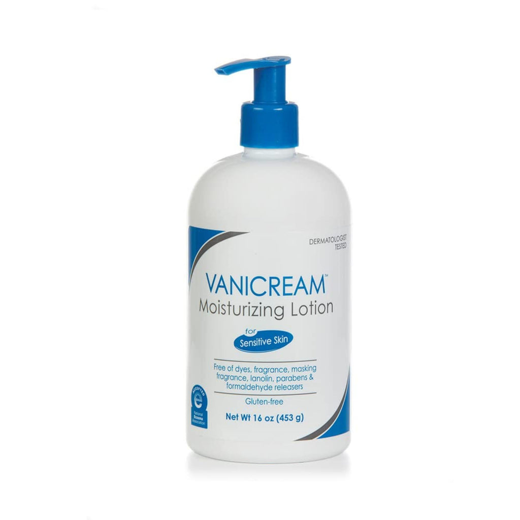Vanicream Moisturizing Lotion, Body and Face Moisturizer, 16 Oz Pump