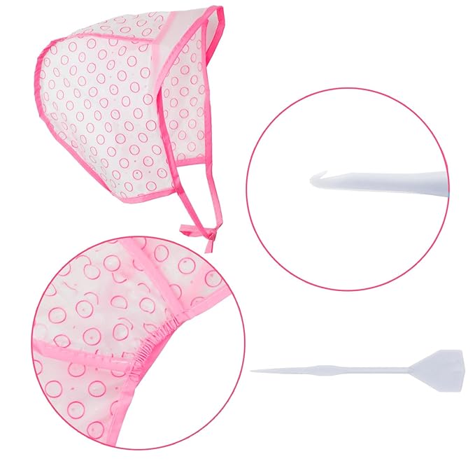 Hair Highlight Cap, Highlighting Cap for Dyeing with Crochet Hook