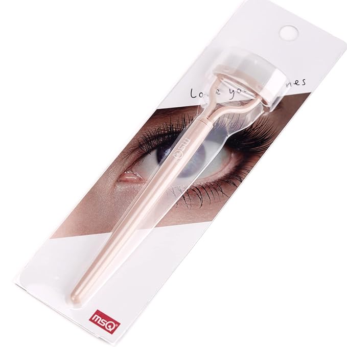 Eyelash Separator Eyelash Comb Lash Separator Tool MSQ Mascara Brush Eyelash Brush Separator Arc Designed Mascara Applicator With Cover, Naked (Includes a Mascara Wand)