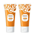 Ezyuanchly Orange Exfoliating Gel, Moisturizer Face Body Scrub Gel,Deep Cleansing Moisturizing Facial Exfoliator,Natural Orange Peeling Gel Face Scrub (2PCS)