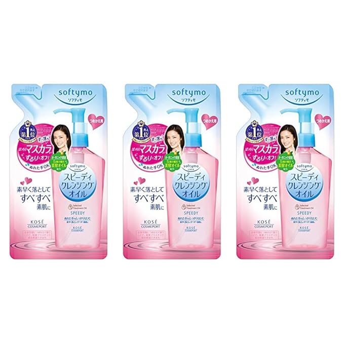 MEGURISM Kose Softymo Speedy Cleansing 6.76floz(200ml) Refill Pack Of 3