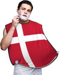 Flag Of Bangladesh Print Beard Bib Shaving Apron, Beard Hair Trimming Cape Gift For Dad