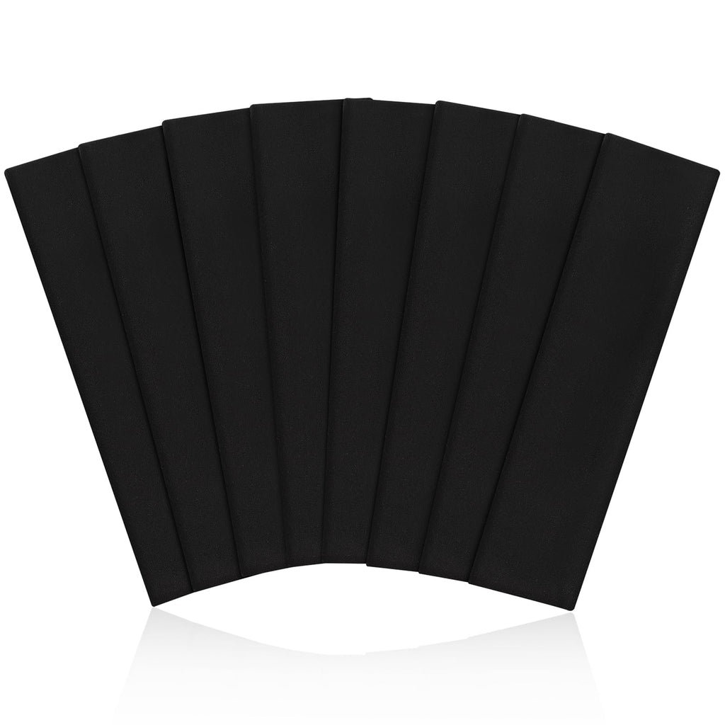 Fishinsea 8 Pack Sport Headbands for Women, Elastic Soft Fabric Non-Slip Hair Bands Hair Warp for Daily Workout Yoga Running Sports