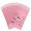 Cute Pink Sanitary Pad Disposal Bags - Pack of 200, 7x12inches Opaque Feminine Hygiene Disposal Bags for Tampons, Liners