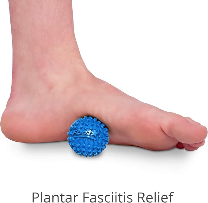 Body Back FSA Eligible Wooden Foot Roller & Foot Star® Massager Ball Bundle - Plantar Fasciitis Relief, Deep Tissue Foot Pain & Arch Massager, Myofascial Release
