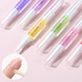GAOY Cuticle Oil Pen Set, 6Pcs Manicure & Pedicure Accessories with Vitamin E for Nourished and Revitalized Nails, Professional Nail Growth Treatment & Repair Kit