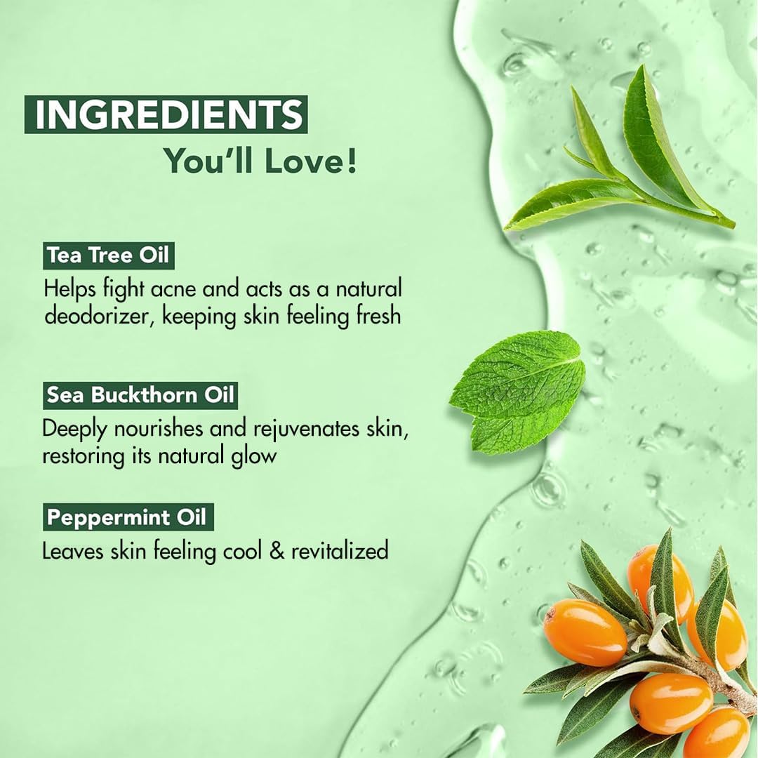 Botanic Hearth Tea Tree Body Wash - 16 Fl oz Pack of 2