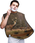 Tropical Fruit Pineapple Print Beard Bib Shaving Apron, Beard Hair Trimming Cape Gift For Dad