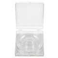 WOONEKY 6pcs Transparent False Eyelash Storage Box Compact Organizer for Packing and Travel Beauty Salons and Personal Use