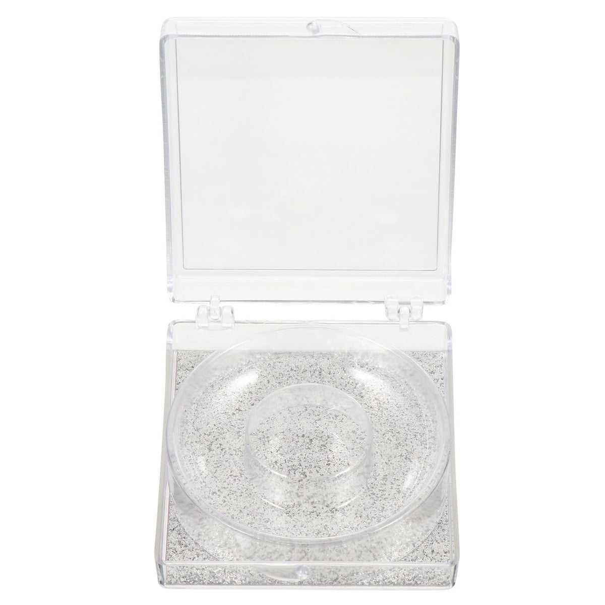 WOONEKY 6pcs Transparent False Eyelash Storage Box Compact Organizer for Packing and Travel Beauty Salons and Personal Use
