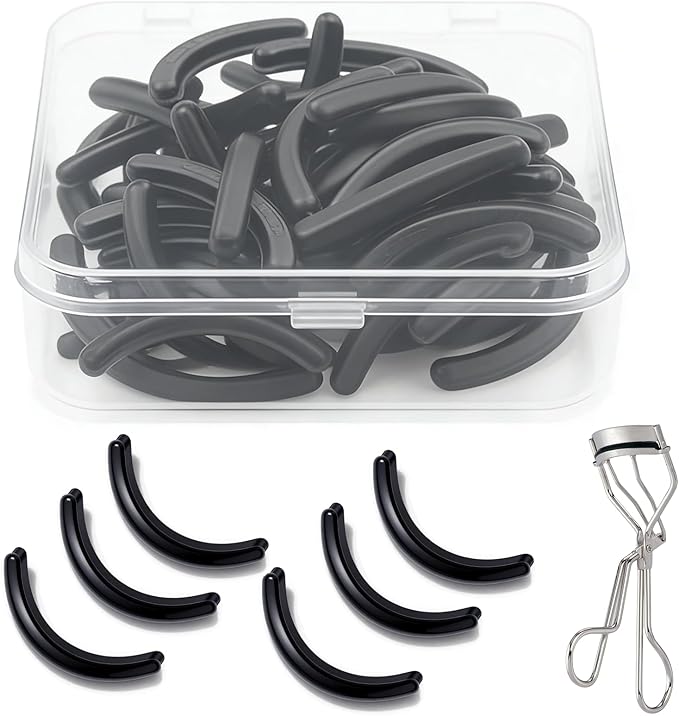 Cioohan Compatible with Tweezerman Eyelash Curler Refills,28，80，100 Pack Silicone Eye Lash Curlers Refill Pads Compatible with Tweezerman Eyelash Curler.