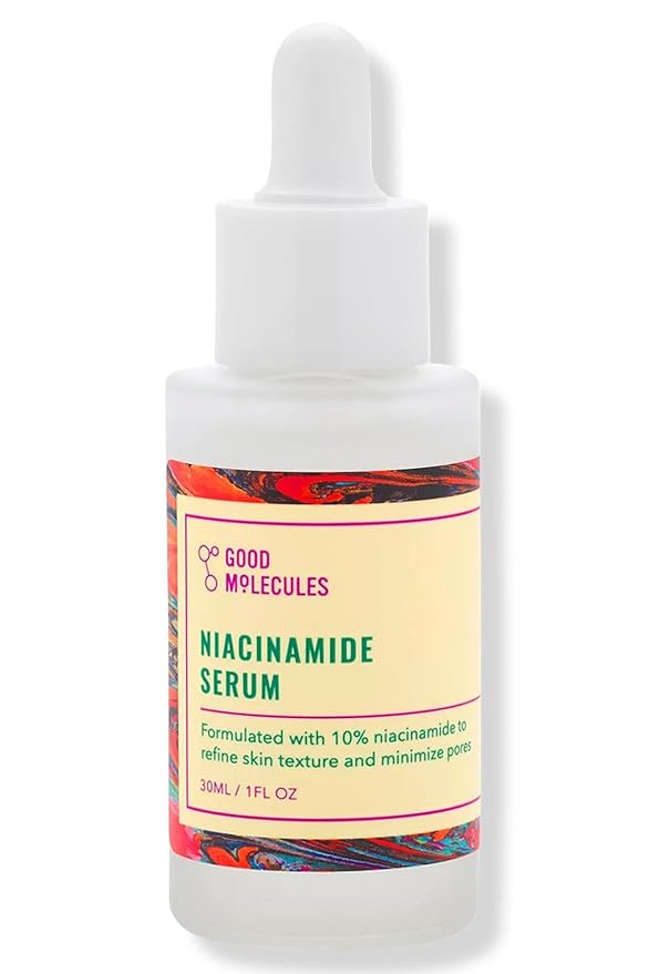 Good Molecules Niacinamide Serum – 10% Niacinamide to Target Blemishes, Nourishment, and Skin Tone – Ultra Hydrating & Brightening Skin Care for Face – 75 ml / 2.53 fl oz
