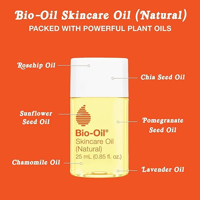 Bio-Oil Fragrance-Free Body Oil Serum, Scars & Stretch Marks, 0.85 oz, 3pk