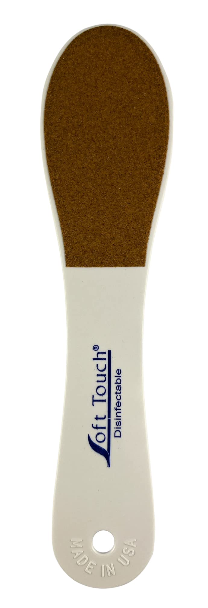 Soft Touch Grinder Foot File, Callus Remover, Heel Scraper, Disinfectable/Washable, Double-Sided – 80/100 Grit, Black/Gold, Pedicure Tool