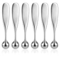 Molain 6Pack Metal Eye Cream Applicator, Eye Roller Scraper Massage Stick Tool for Reducing Depuffer Puffiness Eye Massage Tool