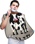 Three Dachshunds Print Beard Bib Shaving Apron, Beard Hair Trimming Cape Gift For Dad