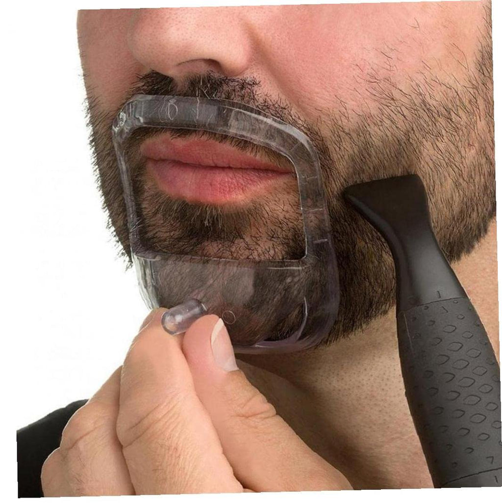5pcs/Set Beard Shaper Men Beard Shaping Tool Mustache Styling Comb Stencil Hair Trimming Template Beard Grooming Guide Gift