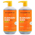 Alaffia Body Wash, Everyday Shea, Unscented 2-Pack – Gentle Skin Cleanser, Shower Gel for Normal to Very Dry Skin, 32 Oz Ea