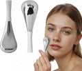 AOSHAWN Cooling Globes for Face and Eyes, Ice Globes for Facials, Stainless Steel Cryo Sticks for Women and Ladies, Skin Care Tools Spa Roller, Anti-Aging, Wrinkles and Puffiness Relief (White)