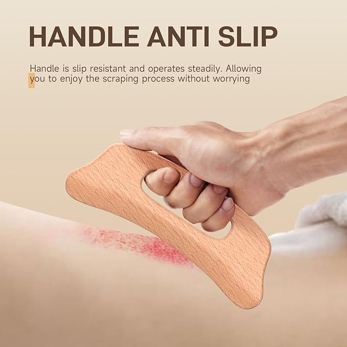 PYSEAN Wood Massage Tool (gua sha Board 2)