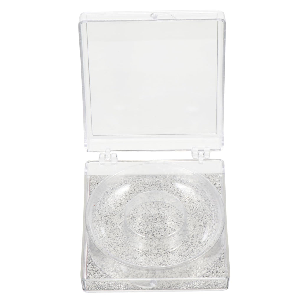 WOONEKY 6pcs Transparent False Eyelash Storage Box Compact Organizer for Packing and Travel Beauty Salons and Personal Use