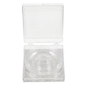 WOONEKY 6pcs Transparent False Eyelash Storage Box Compact Organizer for Packing and Travel Beauty Salons and Personal Use