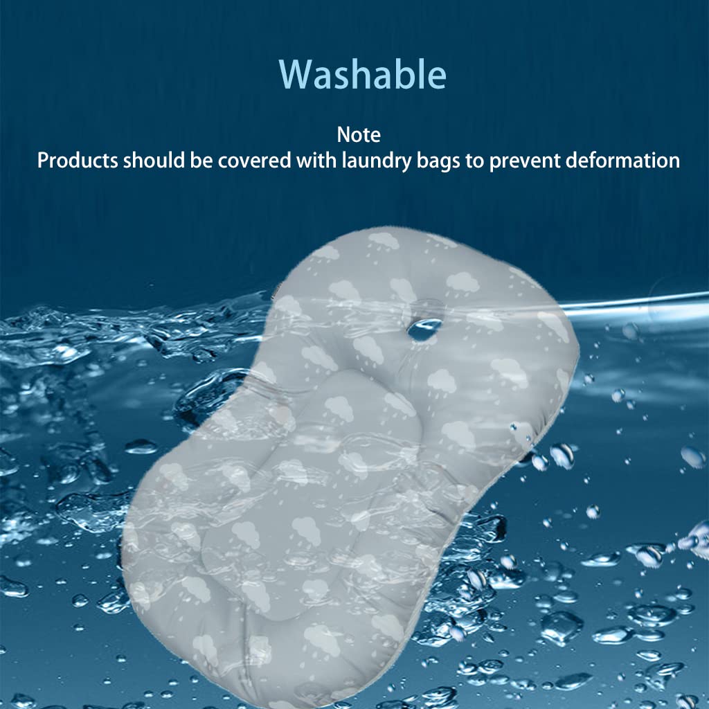 KAKIBLIN Baby Bath Mat, Baby Bath Pad, Soft Anti-Slip Babies Baths Insert