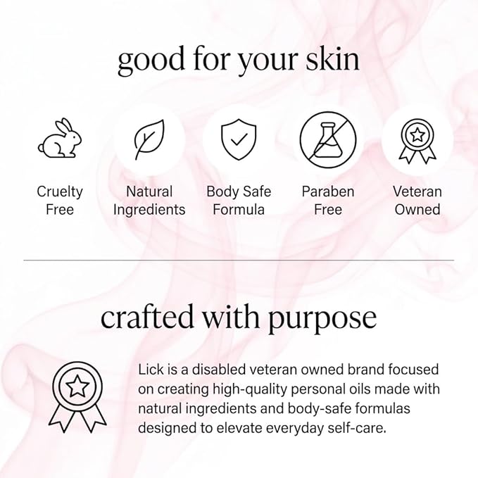 LICK Caramel Dessert-Inspired Scented Body Oil – Fast-Absorbing Daily Hydration with Almond Oil & Vitamin E – 4 oz