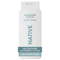 Native Body Wash Contains Naturally Derived Ingredients | For Women & Men, Sulfate, Paraben, & Dye Free Leaving Skin Soft and Hydrating | Cashmere & Rain 18 oz