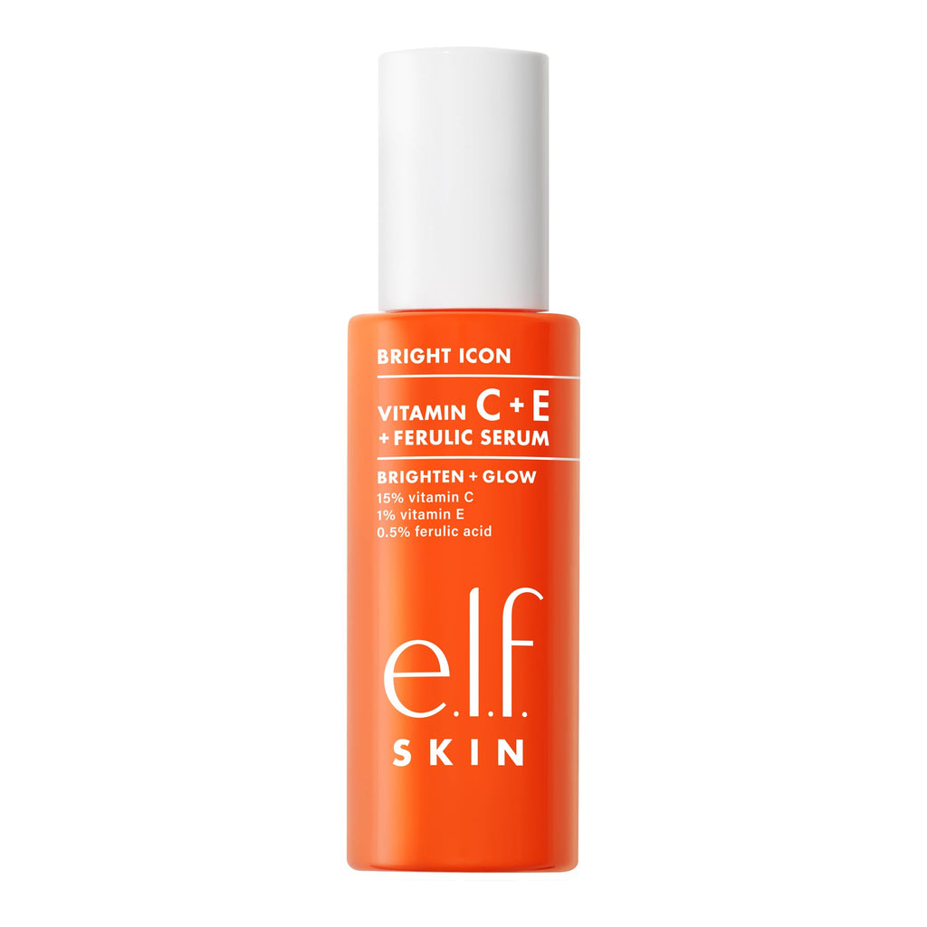 e.l.f. SKIN Bright Icon Vitamin C + E + Ferulic Serum, 1 oz