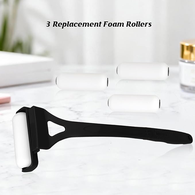 Lotion Applicator for Back, Back Lotion Applicator, 3 Washable Foam Rollers