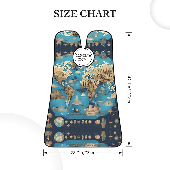 Yellow Flowers Butterflies Print Beard Bib Shaving Apron, Beard Hair Trimming Cape Gift For Dad