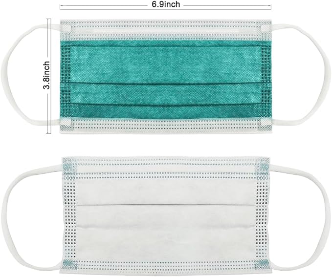 Disposable Face Masks for Adults,Premium 4ply Level2 Masks,Breathable Disposable Masks,Individually Wrapped Pack 50(3 colors)…