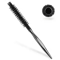 Small Round Curling Brush, Mini Quiff Roller for Blow Drying & Short/Thin Hair - Portable, Smooth Handle & Nylon Bristles