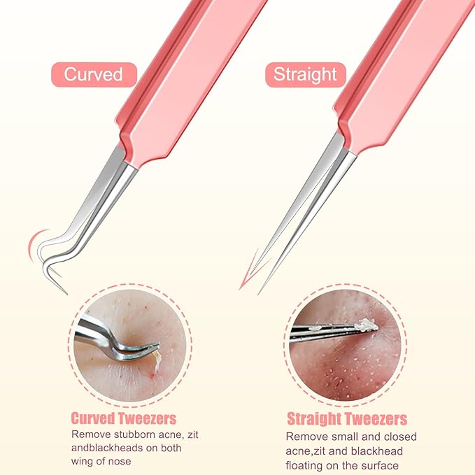 Eyebrow Tweezers for Women Facial Hair, 10 in 1 Eyebrow Kit