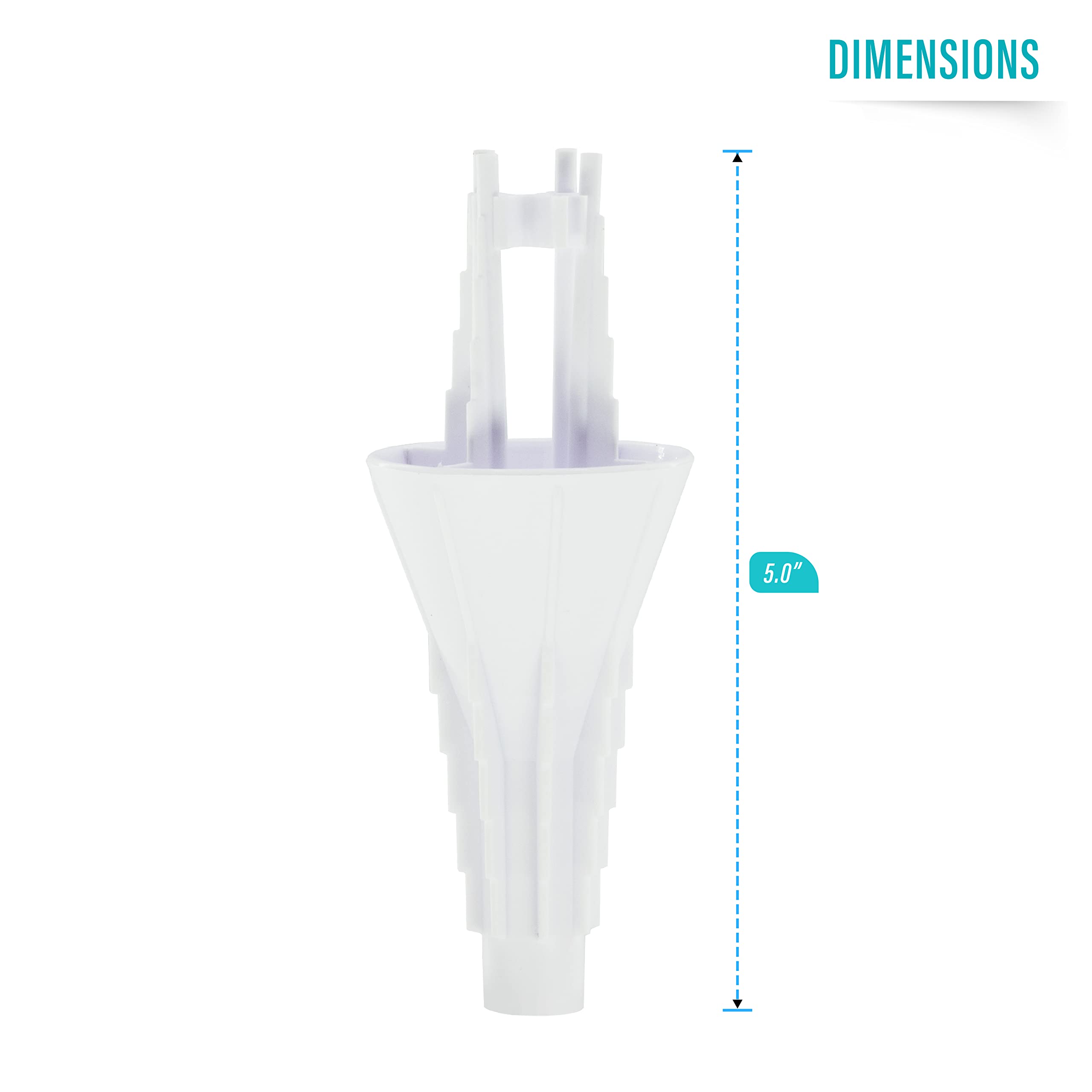 Last Drop Universal Bottle Emptying Kit Transfer Connector for Soap, Lotion, Shampoo, Conditioner, and Kitchen