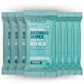 Extra Large Body Wipes for Adults Bathing No Rinse - 80 Ultra Thick Disposable Shower Wipes for Men, Women & Elderly - Great for Gym, Camping, Post Surgery