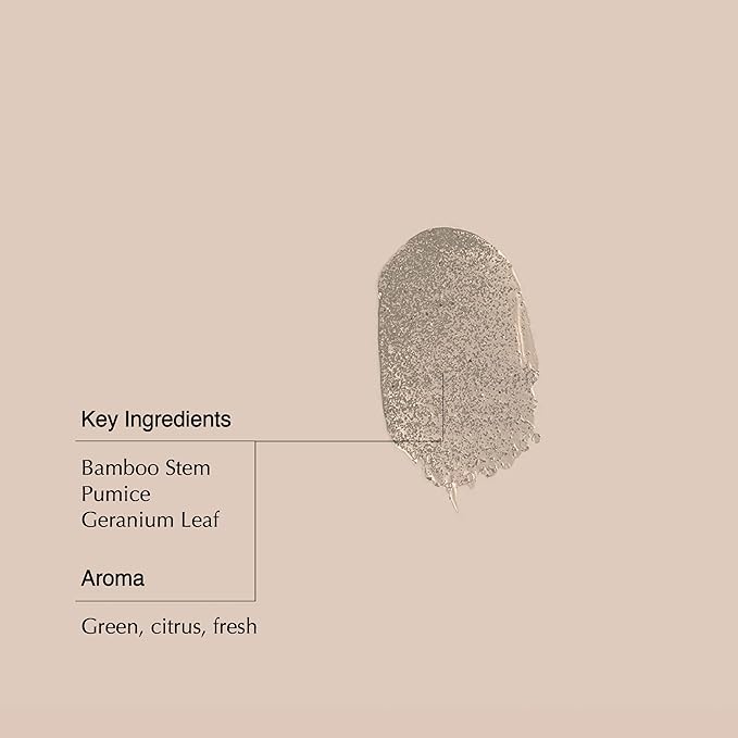 Aesop Geranium Leaf Body Scrub | Exfoliating Body Polish with Bamboo & Pumice | Smoothing, Cleansing Scrub for Dry, Rough Skin | Fresh Citrus, Green Aroma | 6.2 oz