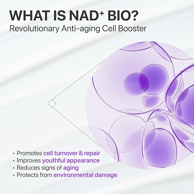 numbuzin No.9 NAD+ Peptide Serum for Face, Neck and Body - for anti-aging, Sagging Skin, Fine Lines & Elasticity, Lifting, Hydrating & Skin Tightening Formula, Korean Skincare 1.69 fl oz