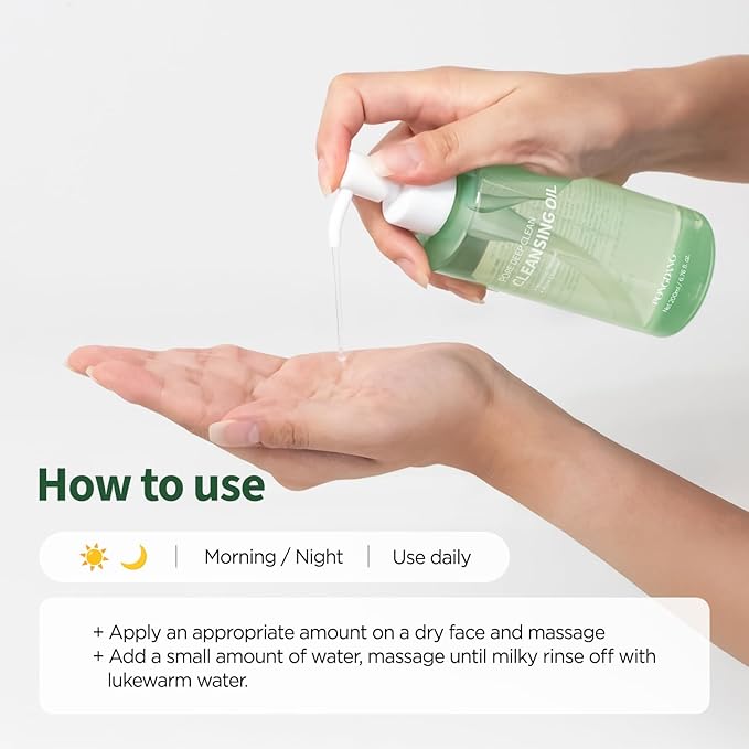 PONGDANG Pore Deep Clean Cleansing Oil (6.76fl.oz) | Daily Hydrating Makeup Blackhead Remover | Gentle Oil Cleanser & Sebum Care, Safe For Sensitive Skin | Korean Skin Care