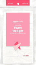 Amazon Essentials Cosmetic Foam Wedges For Makeup, 32 Count (Previously Amazon Basics)
