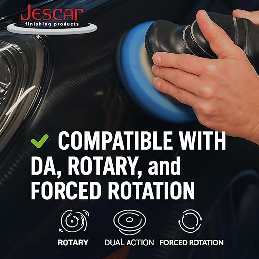 Jescar Fine Polish - 8oz - Professional Finishing Polish Eliminates Swirls, Holograms, Haze, and Light Scratches, Body Shop Safe, Removes P3000 Grit Sanding Marks. Enhanced Gloss and Clarity