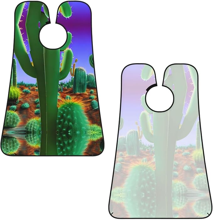 Magic Mushrooms Print Beard Bib Shaving Apron, Beard Hair Trimming Cape Gift For Dad