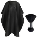 FEBSNOW Hair Cutting Cape Kit,Professional Barber Cape with Duster Brush
