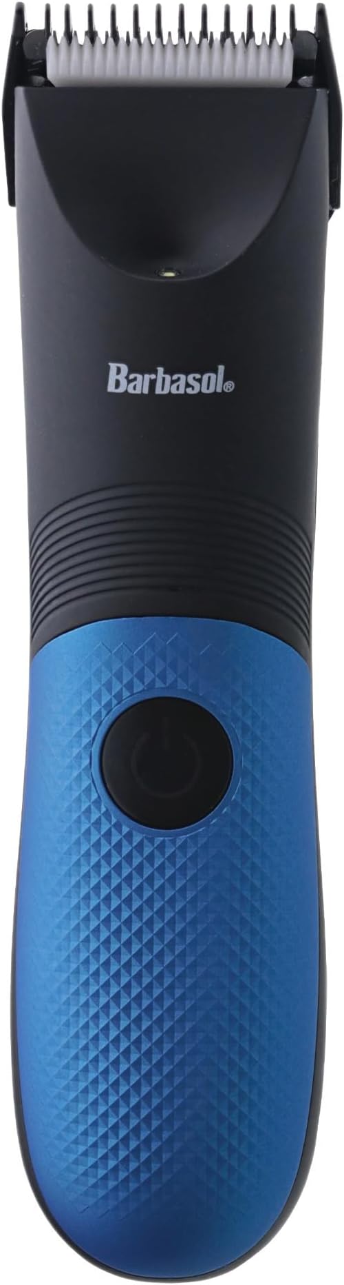 Barbasol Body Hair Trimmer for Men, with Adjustable Guide Shield, Built in Light, Heat Resistant & Hypoallergenic Ceramic Blade, Wet and Dry Waterproof Trimmer, Full Body Battery Powered Trimmer