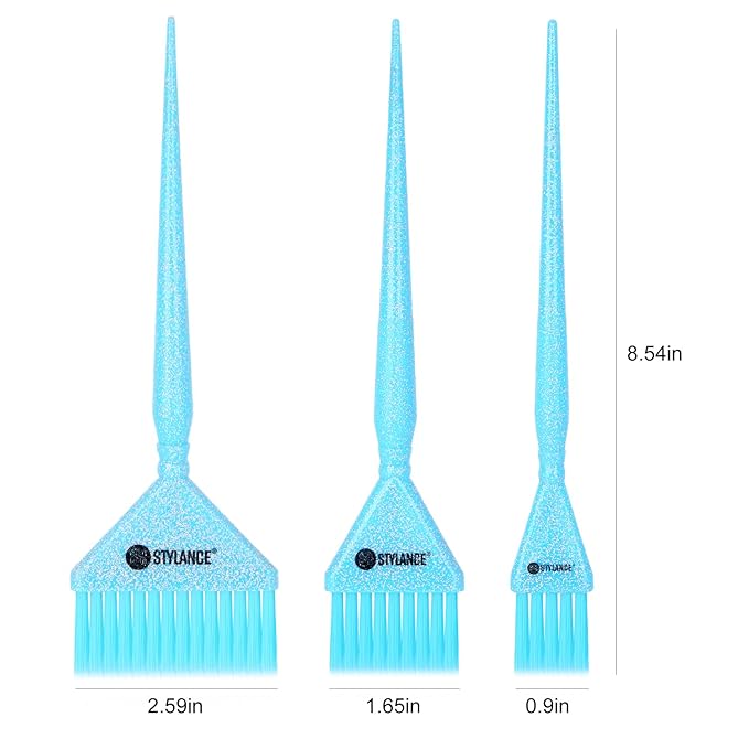 STYLANCE Hair Color Brush Set, Hair Coloring Brushes for Hair Styling Salon Home DIY Barber